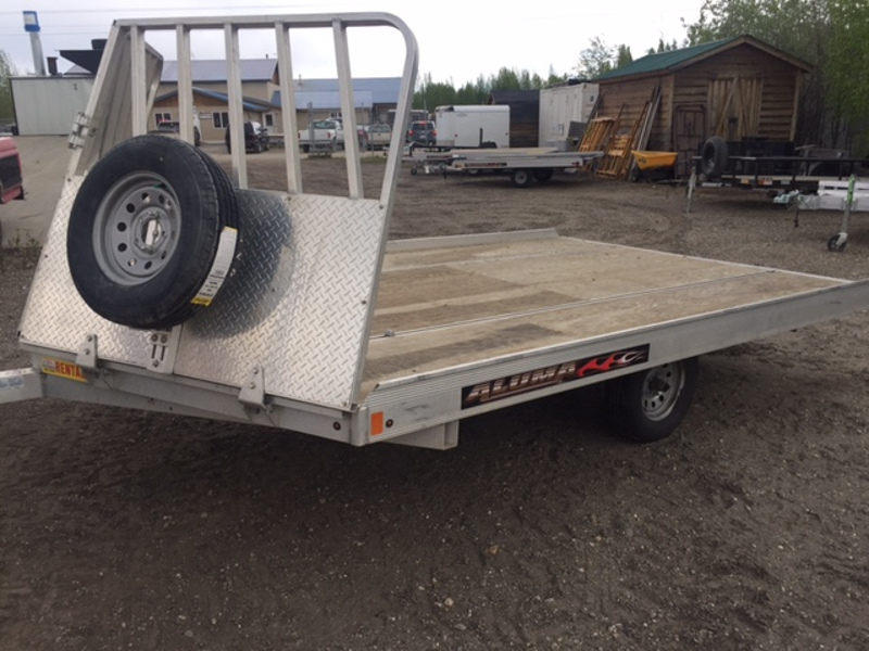 Rental Trailer-Snowmachine Trailer (12') in White Spruce Trailer Sales #2